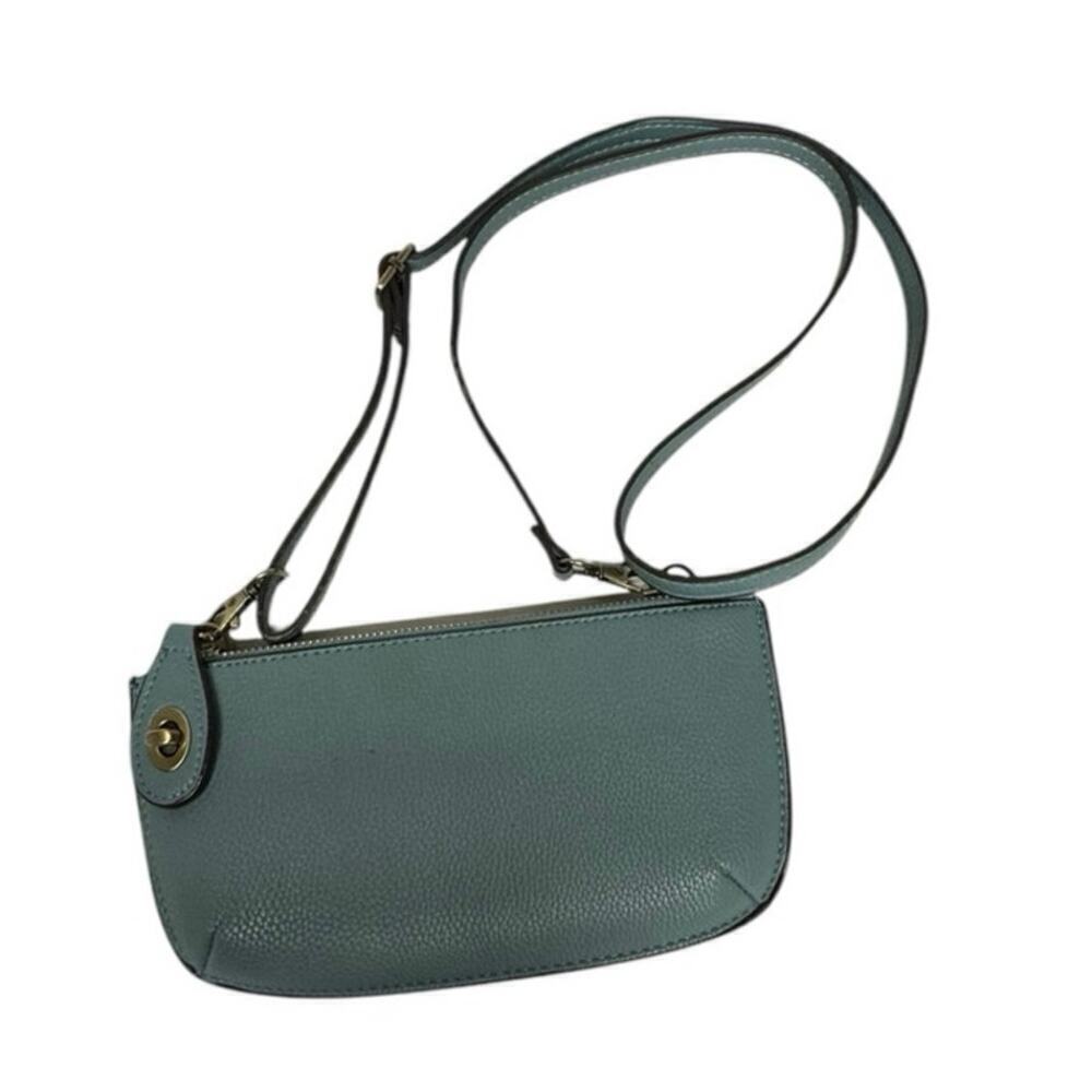 Joy Susan Mini Crossbody Wristlet Clutch In Spa Blue